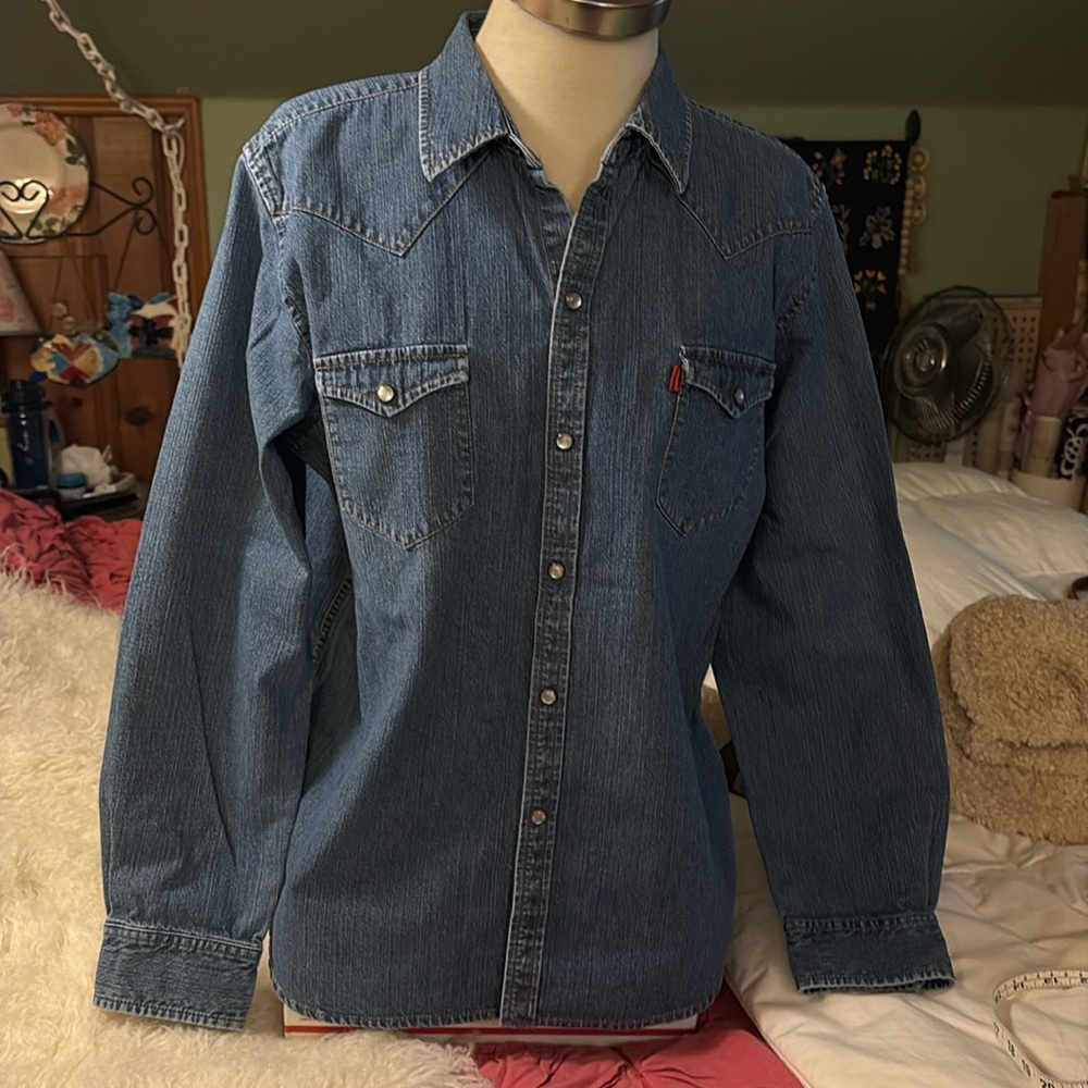 Lovely Chaps Denim Shirt. Women’s XL